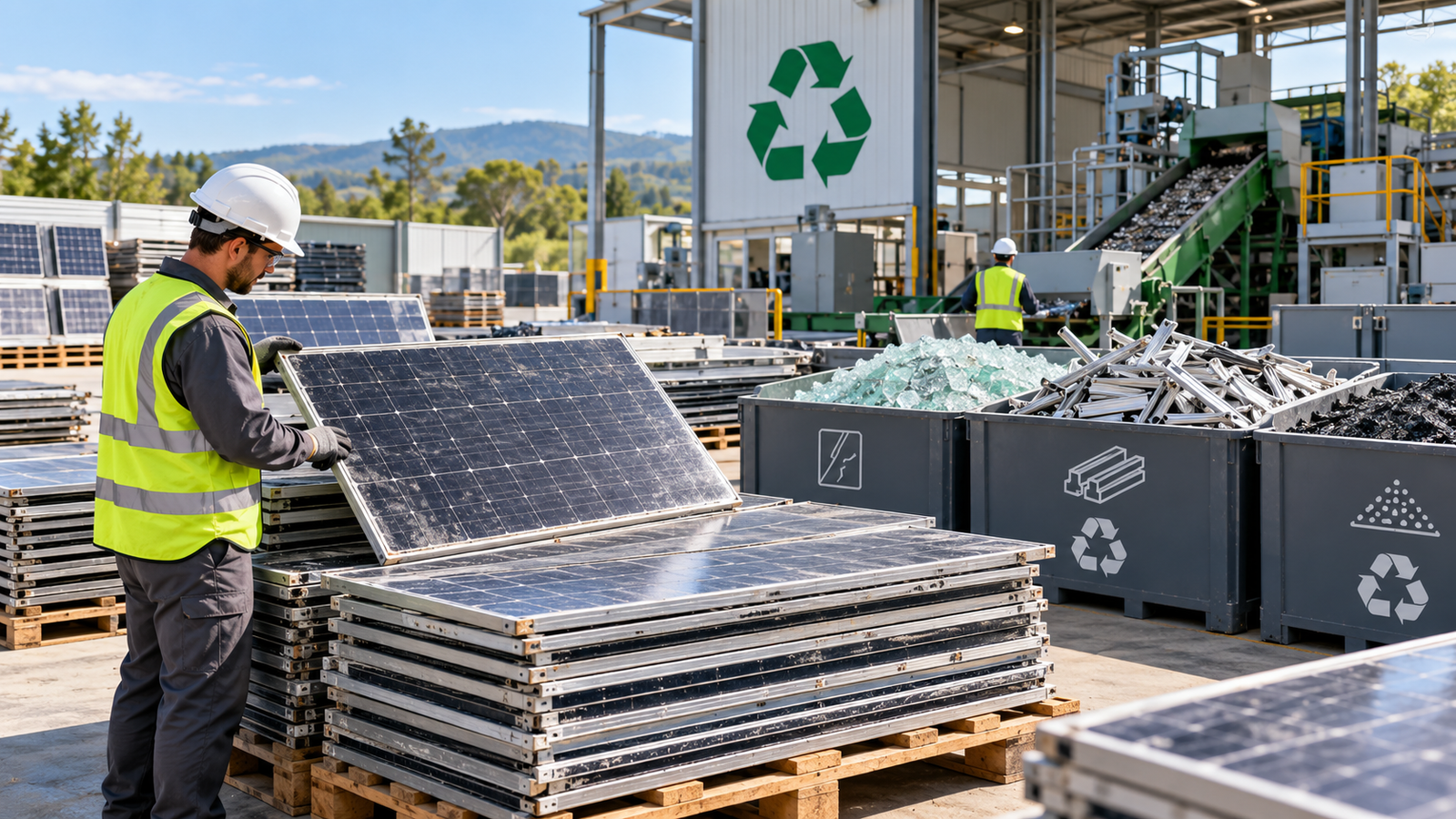 Recyclage des panneaux solaires : que deviennent-ils en fin de vie ?